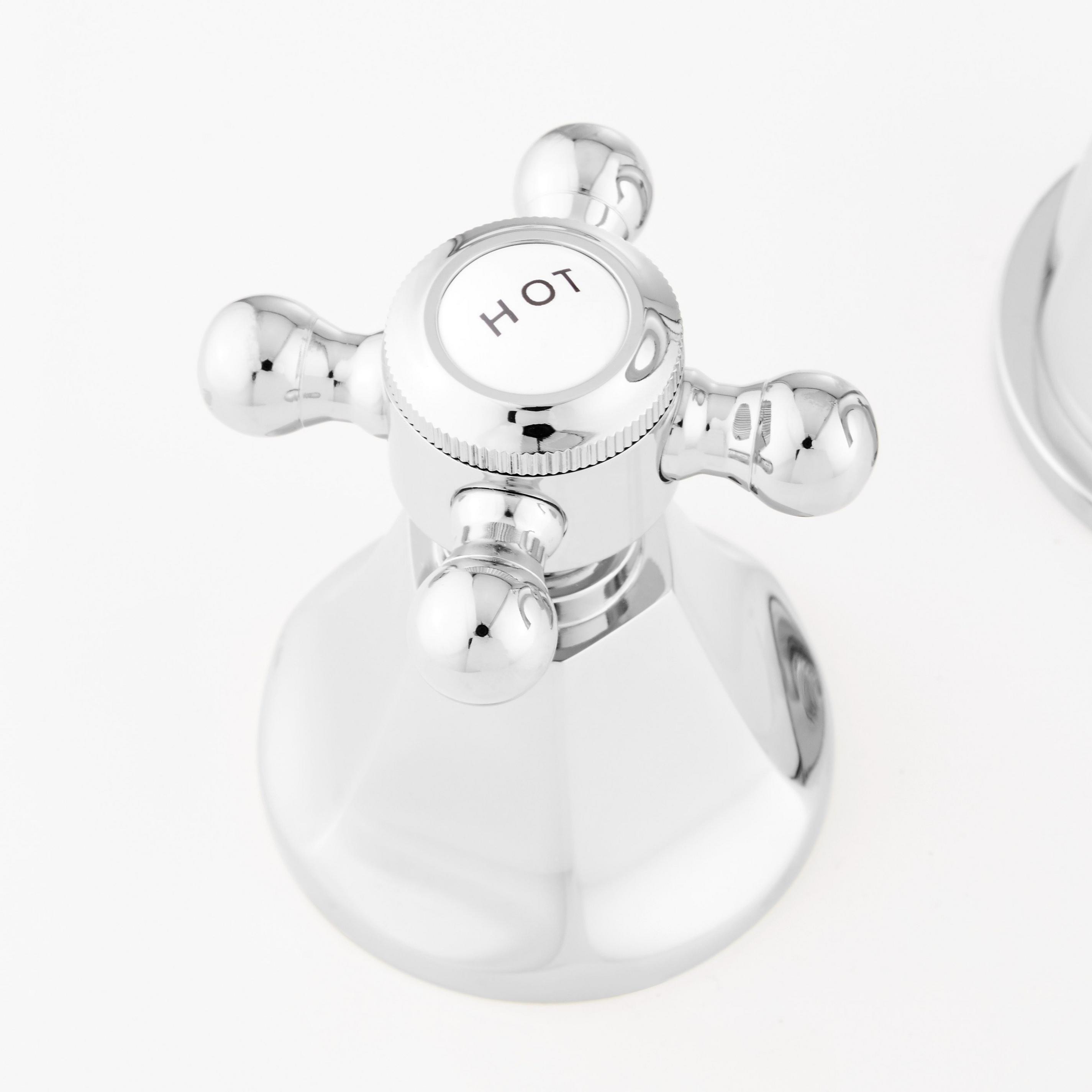 Boca Raton Widespread Gooseneck Bathroom Faucet Chrome Signature