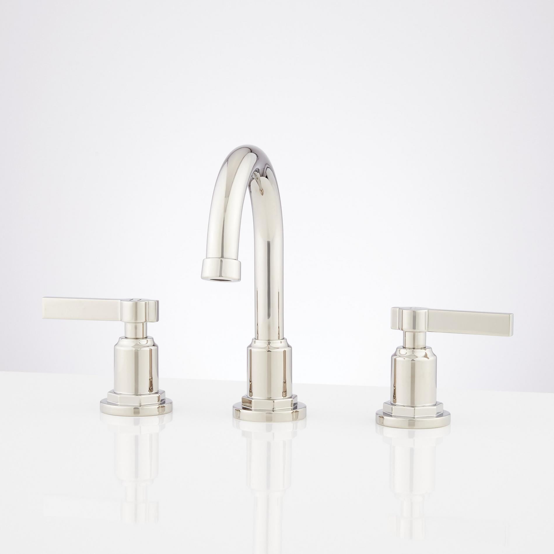 Greyfield Widespread Bathroom Faucet - Polished Nickel | Signature Hardware