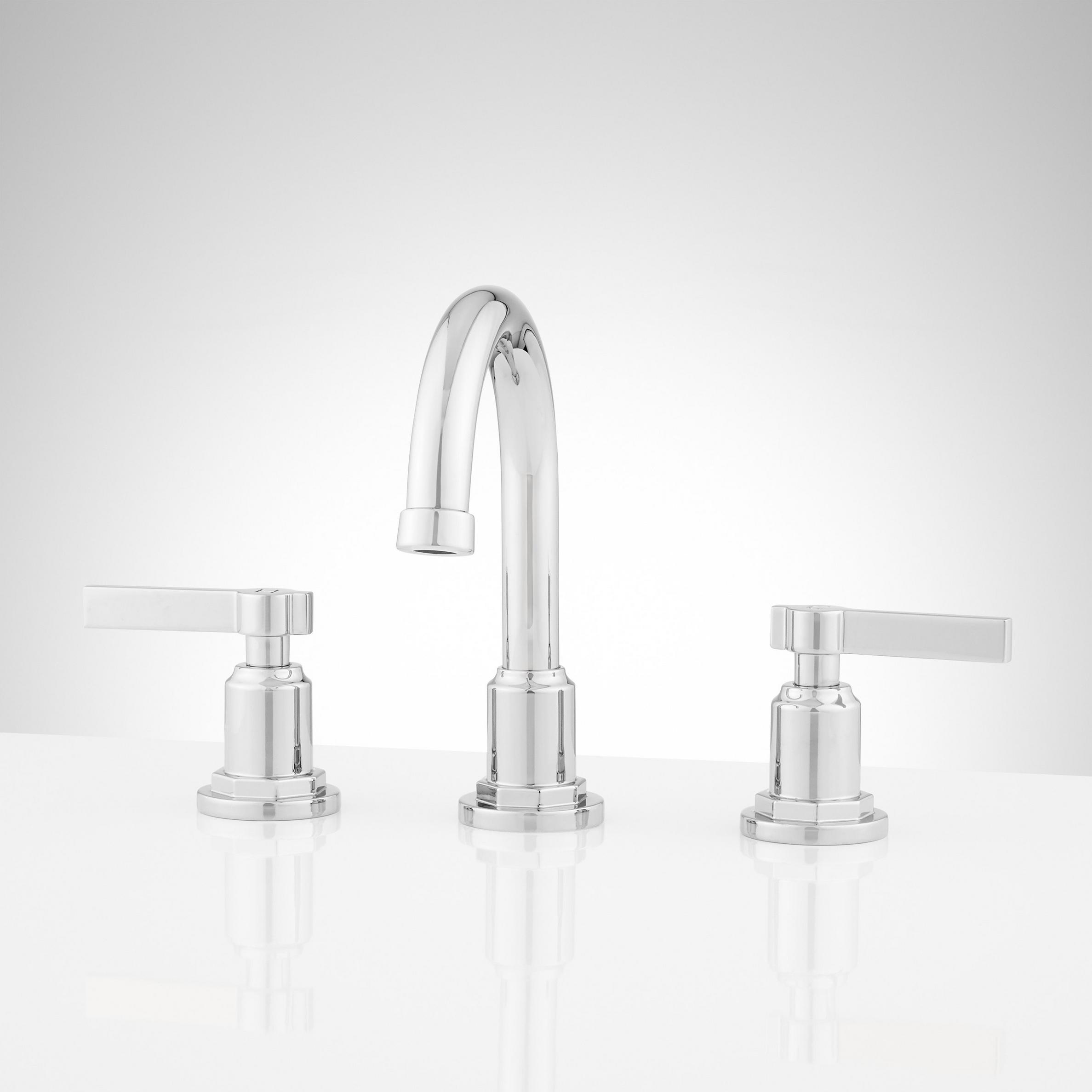 Greyfield Widespread Bathroom Faucet Chrome Signature Hardware