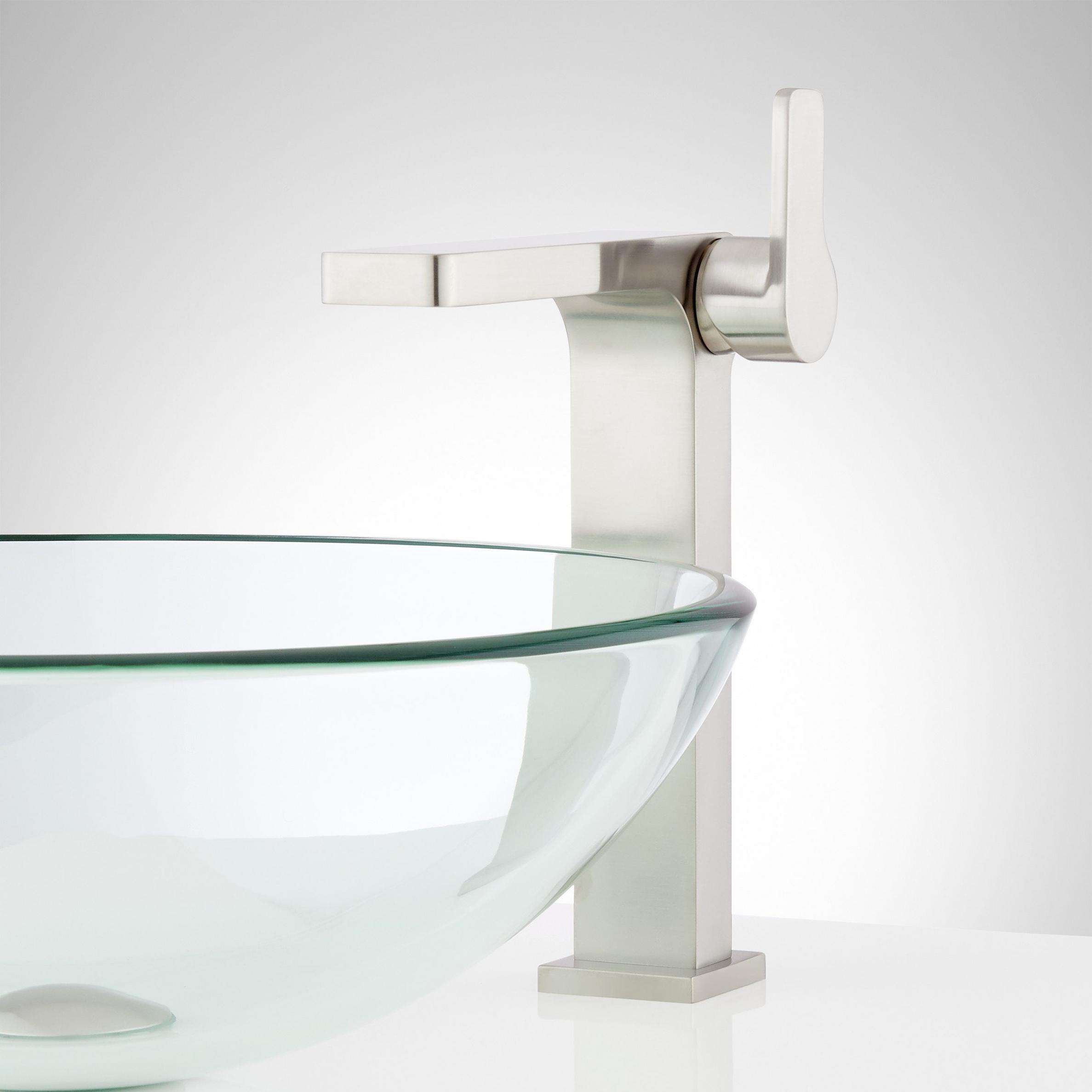 Hibiscus Single-Hole Vessel Faucet | Signature Hardware