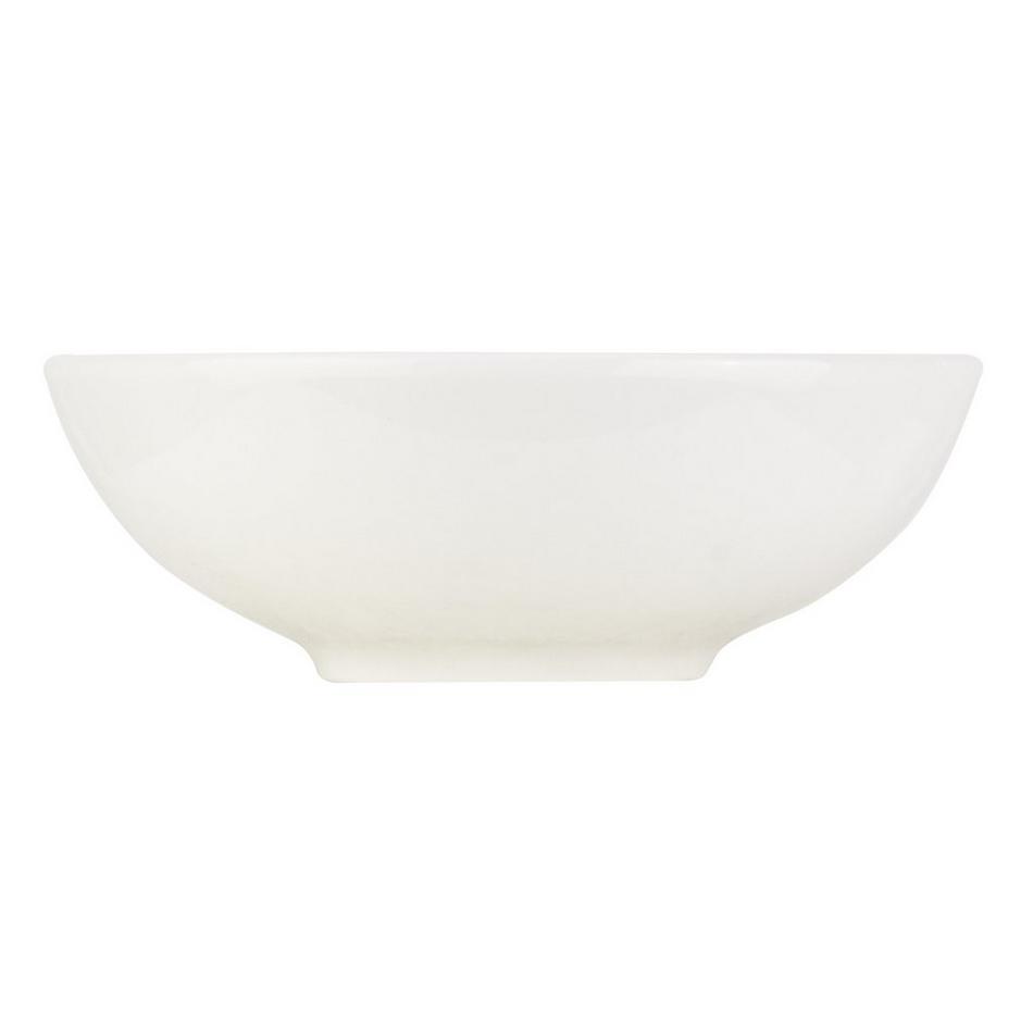Sarasota White Round Fireclay Vessel Sink, , large image number 2