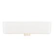 Hibiscus White Rectangular Fireclay Vessel Sink, , large image number 2