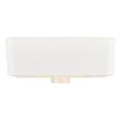 Hibiscus White Rectangular Fireclay Vessel Sink, , large image number 3