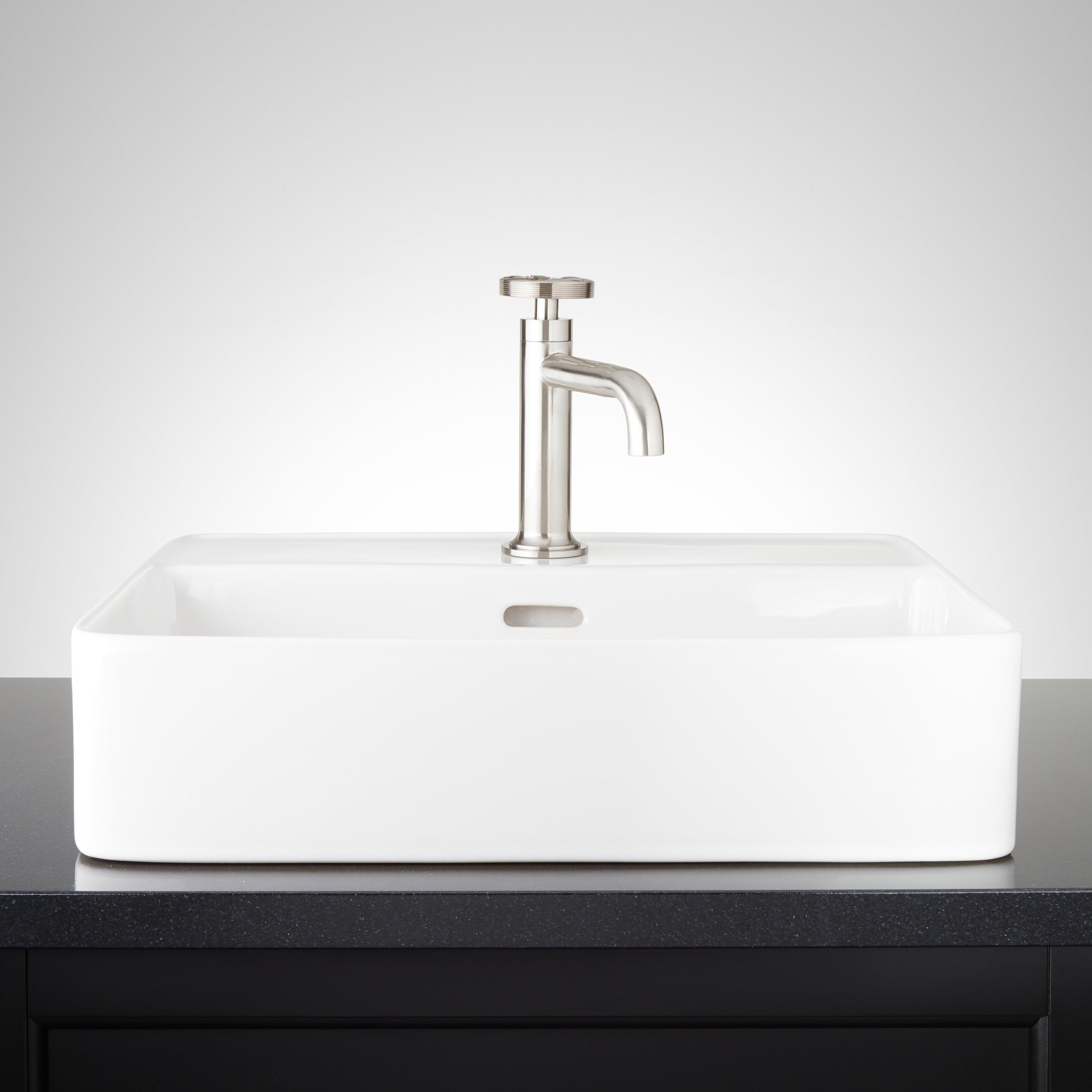 Signature Hardware Resser Undermount Bathroom Sink in White sold