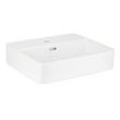 Hibiscus White Rectangular Fireclay Vessel Sink - Single Hole, , large image number 1