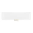 Hibiscus White Rectangular Fireclay Vessel Sink - Single Hole, , large image number 2