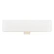 Hibiscus White Rectangular Fireclay Vessel Sink - 8" Widespread, , large image number 5