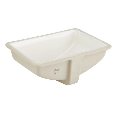 18" Myers Rectangular Porcelain Undermount Bathroom Sink