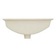 18" Myers Rectangular Porcelain Undermount Bathroom Sink - Biscuit, Biscuit, large image number 6