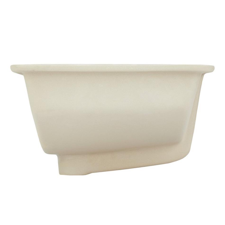 18" Myers Rectangular Porcelain Undermount Bathroom Sink - Biscuit, Biscuit, large image number 5