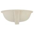 17" Mangrove Oval Porcelain Undermount Bathroom Sink - White, , large image number 1