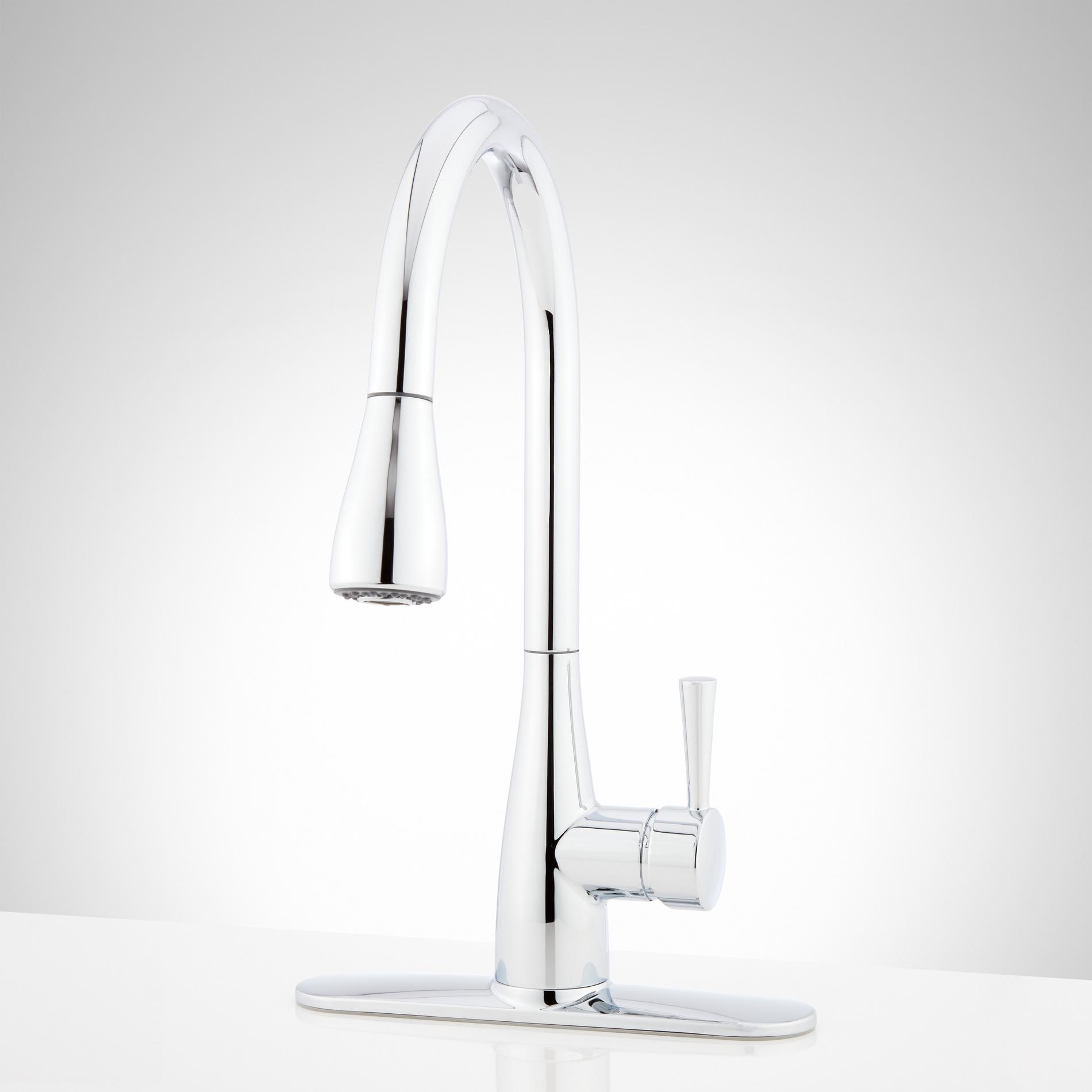 Calverton SingleHole PullDown Kitchen Faucet Signature Hardware