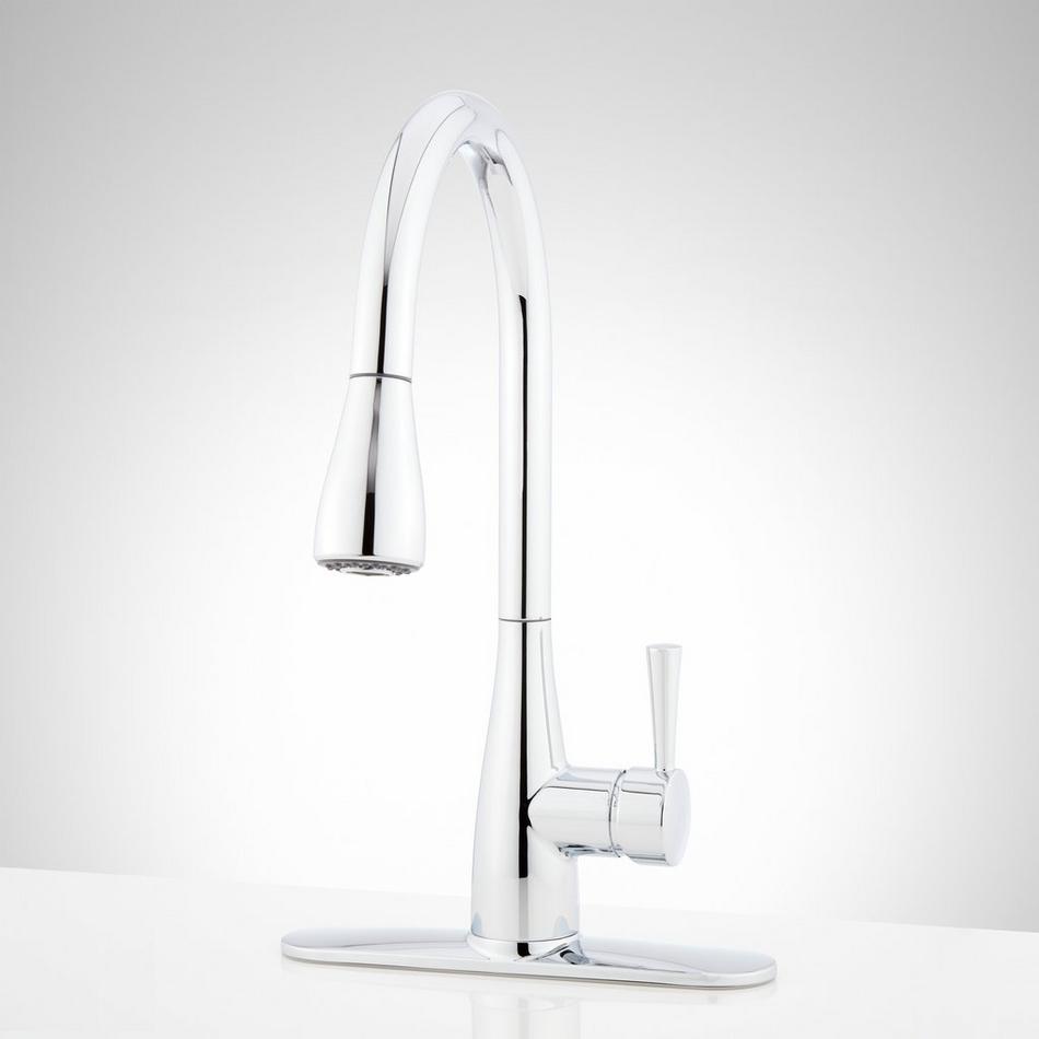 Calverton Single-Hole Pull-Down Kitchen Faucet, , large image number 7
