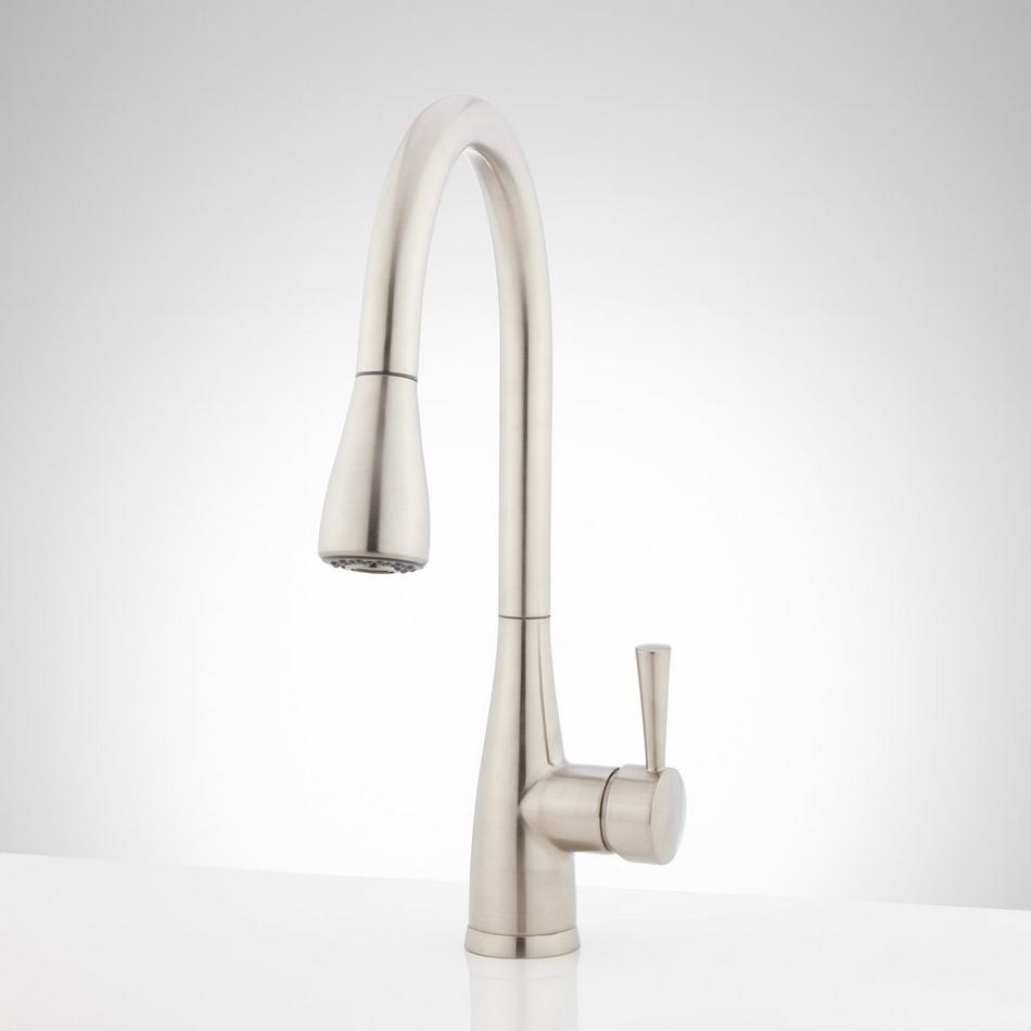 Calverton Single-Hole Pull-Down Kitchen Faucet, , large image number 3