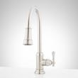 Amberley Single-Hole Pull-Down Spray Kitchen Faucet - Stainless Steel, , large image number 0