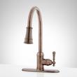 Amberley Single-Hole Pull-Down Spray Kitchen Faucet - Oil Rubbed Bronze, , large image number 1