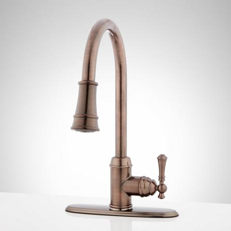 Amberley Single-Hole Pull-Down Kitchen Faucet