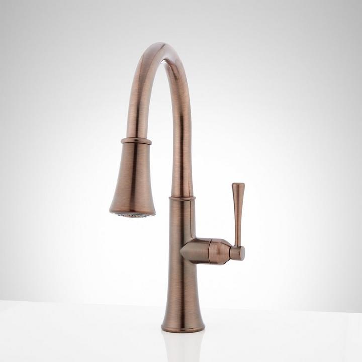 Perdita Single-Hole Pull-Down Kitchen Faucet in Oil Rubbed Bronze