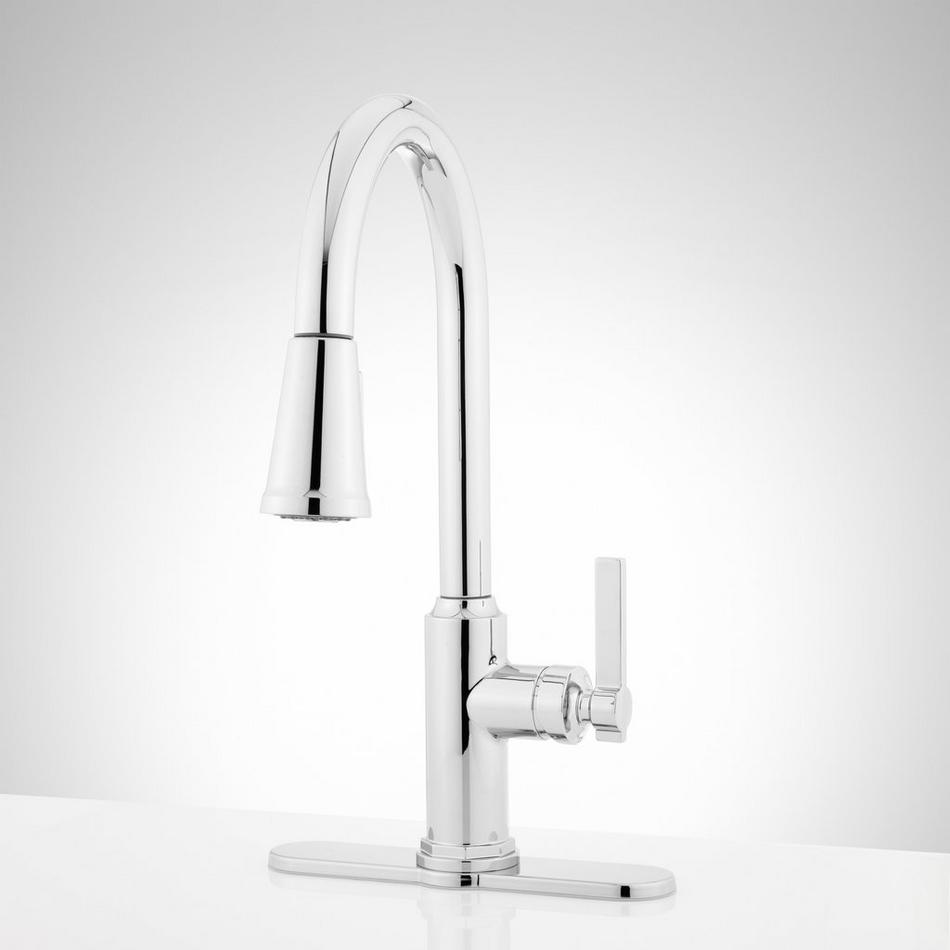 Greyfield Single-Hole Pull-Down Kitchen Faucet, , large image number 7