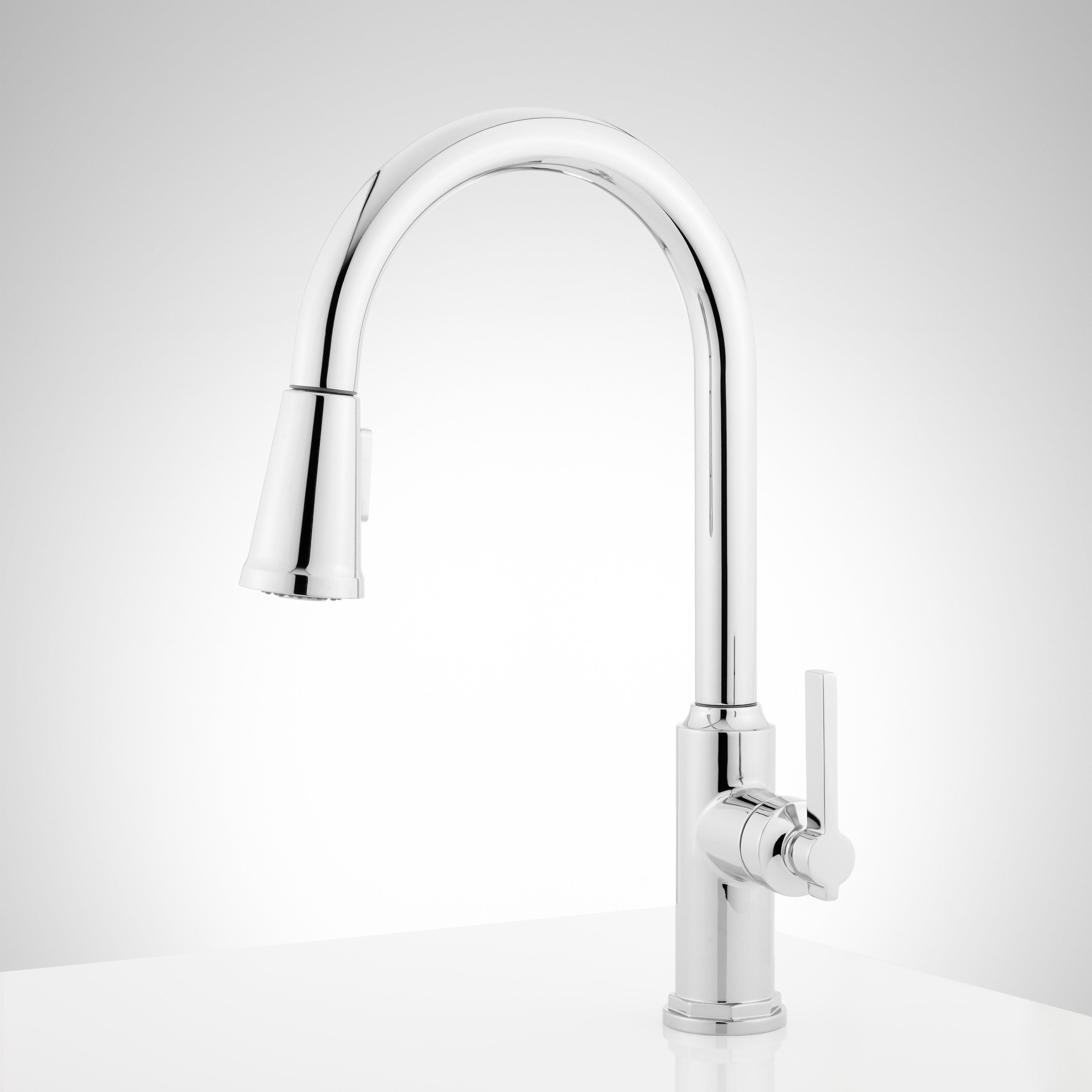 Greyfield Single-Hole Pull-Down Kitchen Faucet | Signature Hardware