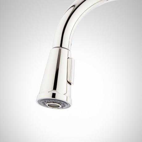 Greyfield Single-Hole Pull-Down Kitchen Faucet - Polished Nickel