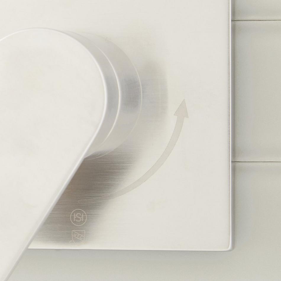 Hibiscus Volume Control Trim & 3/4" Valve - Brushed Nickel, , large image number 1