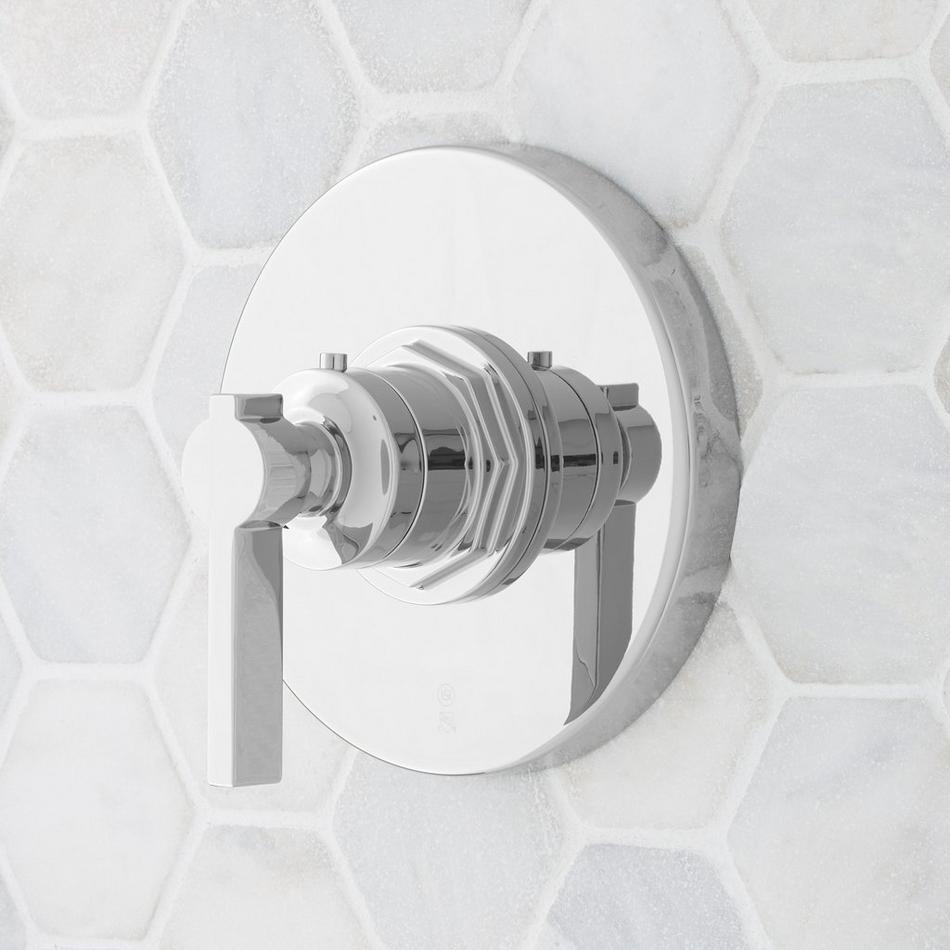 Greyfield Thermostatic Trim & 3/4" Valve - Chrome, , large image number 0