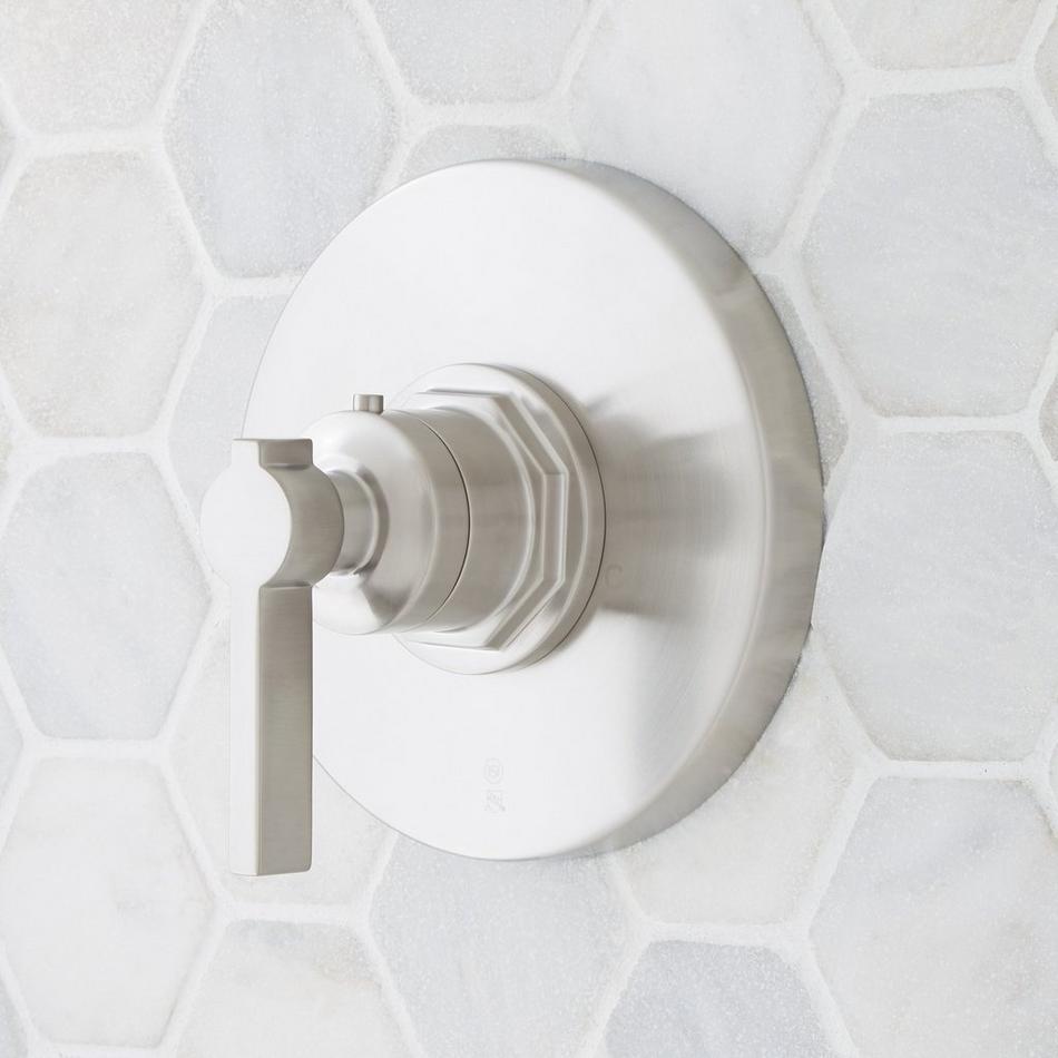 Greyfield Thermostatic Trim & 3/4" Valve - Brushed Nickel, , large image number 0