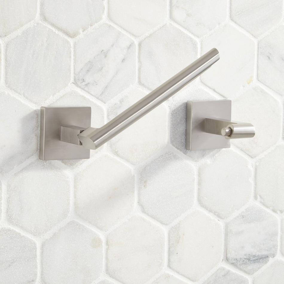 Hibiscus Toilet Paper Holder - Brushed Nickel, , large image number 2