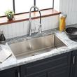 32" Ortega Stainless Steel Undermount Kitchen Sink, , large image number 0