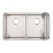 32" Ortega Low-Divide Double-Bowl Stainless Steel Undermount Sink, , large image number 3