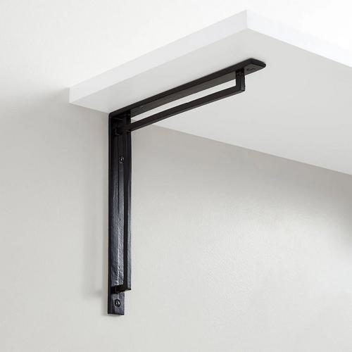 Harridge Cast Iron Shelf Bracket in Black Powder Coat