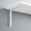 8" Harridge Cast Iron Shelf Bracket - White Powder Coat, , large image number 0