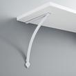 8" Keeton Cast Iron Shelf Bracket - White Powder Coat, , large image number 0
