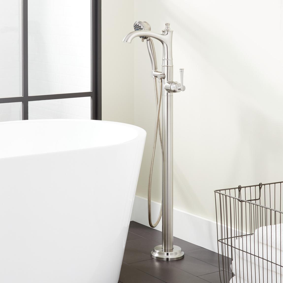 Floor Mount Freestanding Tub Faucets Signature Hardware Signature