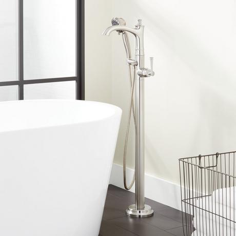 Beasley Freestanding Tub Faucet with Hand Shower