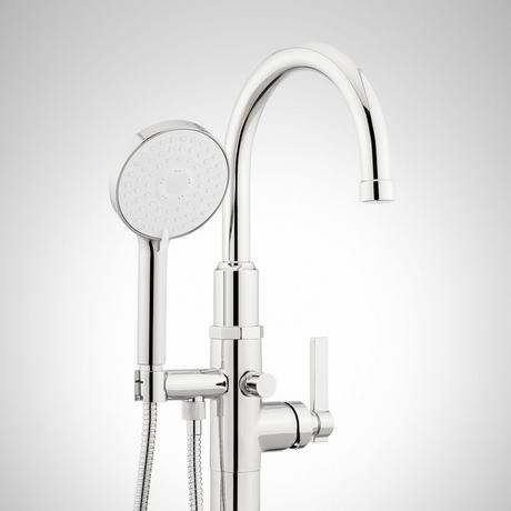 Greyfield Freestanding Tub Faucet with Hand Shower