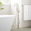 Greyfield Freestanding Tub Faucet and Rough-In Valve with Stops - Polished Nickel, , large image number 0