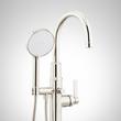 Greyfield Freestanding Tub Faucet and Rough-In Valve with Stops - Polished Nickel, , large image number 1