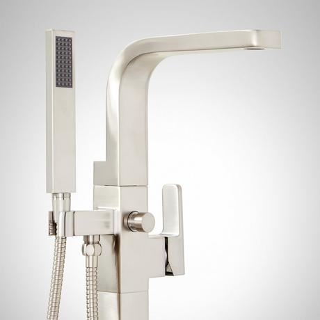 Hibiscus Freestanding Tub Faucet with Hand Shower