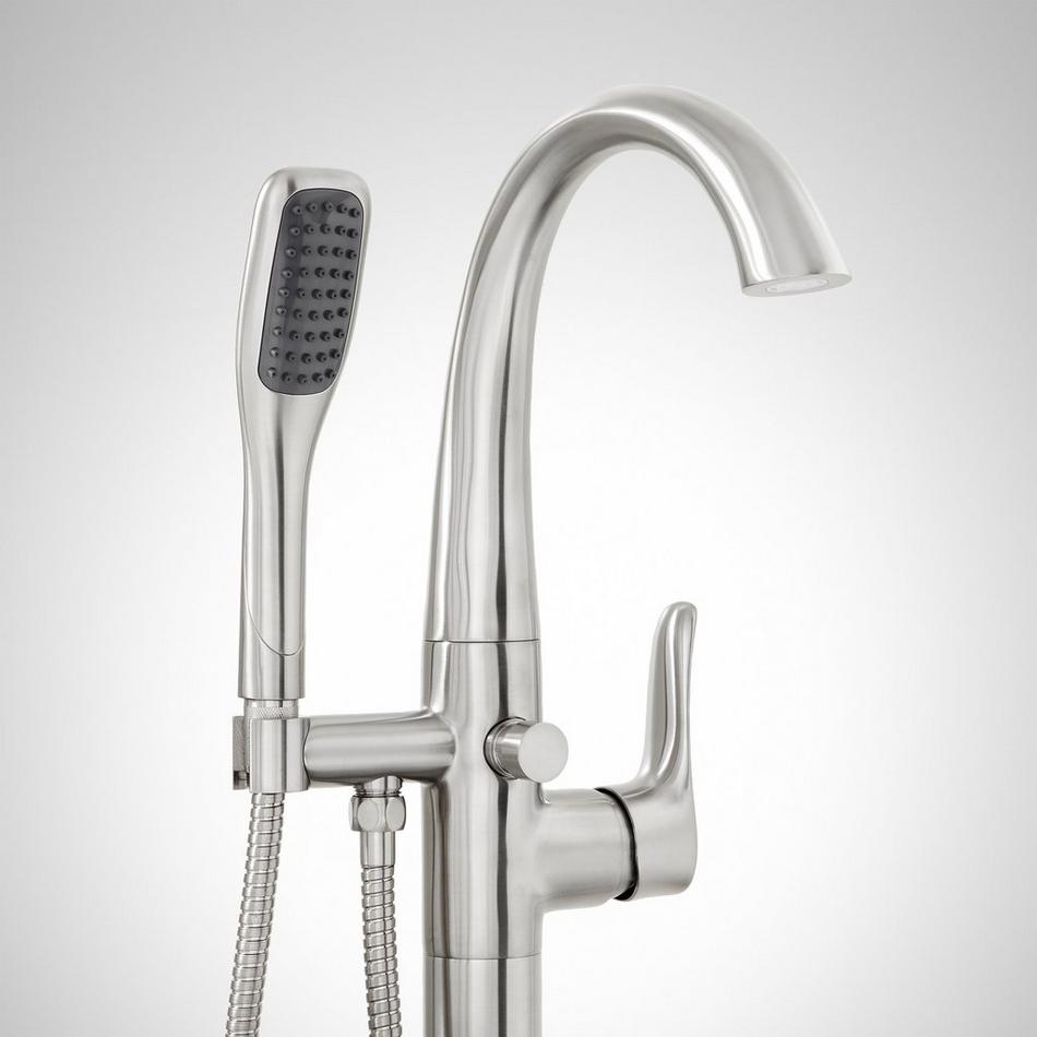 Provincetown Freestanding Tub Faucet with Hand Shower - Chrome, , large image number 1