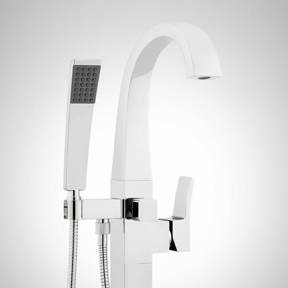 Vilamonte Freestanding Tub Faucet with Hand Shower - Chrome, , large image number 1