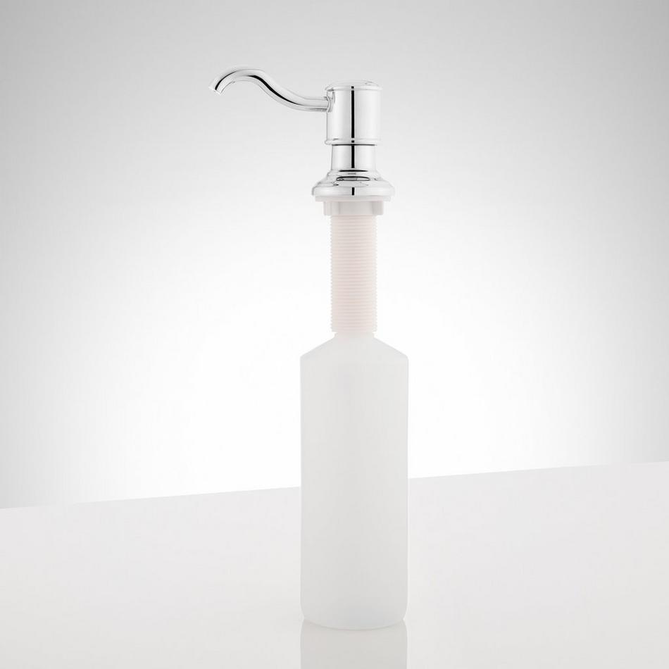Traditional Soap or Lotion Dispenser - Chrome, , large image number 2