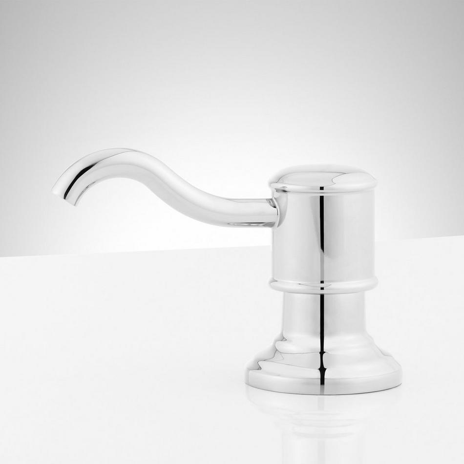 Traditional Soap or Lotion Dispenser - Chrome, , large image number 1