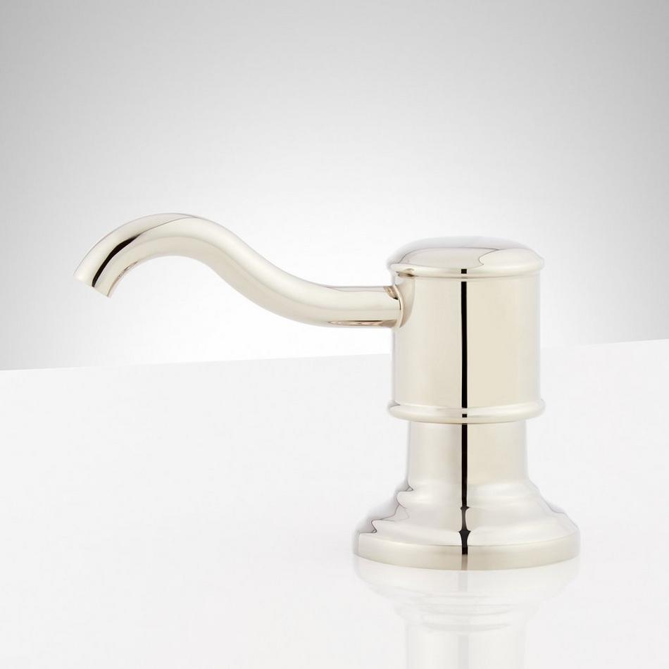 Traditional Soap or Lotion Dispenser - Polished Nickel, , large image number 1