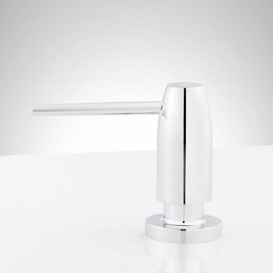 Contemporary Soap or Lotion Dispenser - Chrome, , large image number 1
