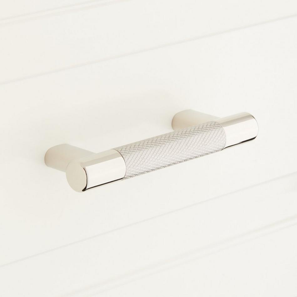 6-3/8" Jerico Cabinet Pull - Polished Nickel/Stainless Steel, , large image number 0