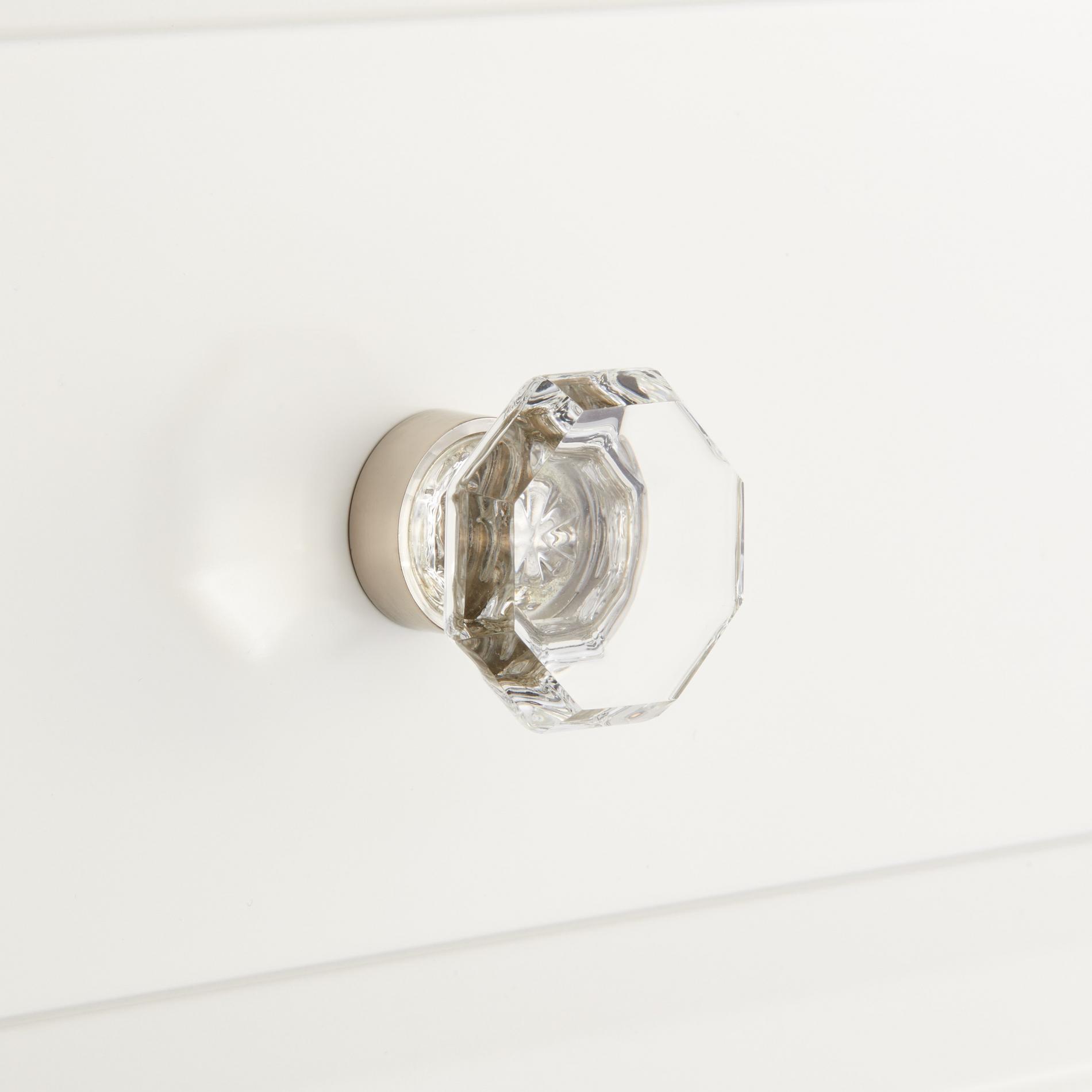 Sharber Clear Glass Knob Signature Hardware