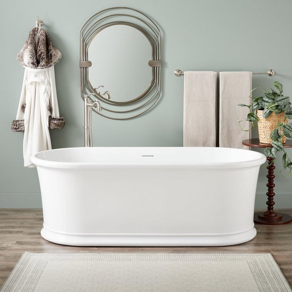 66" Halliford Acrylic Freestanding Tub, , large image number 0