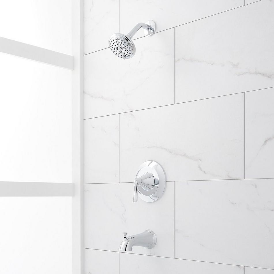 Provincetown Pressure Balance Tub and Shower System - Chrome, , large image number 0